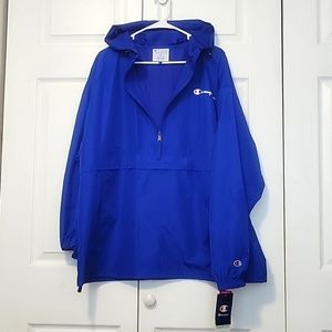 Mens Champion 2XL pullover windbreaker, NWT